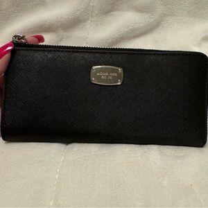 Michael Kors Black Saffiano Leather Wallet